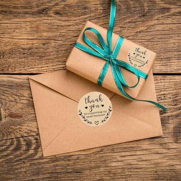 2” Thank 🖤You 🖤 For Supporting My Small Business Stickers•500 Pack - Picture 6 of 10